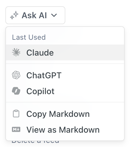 Ask AI Feature